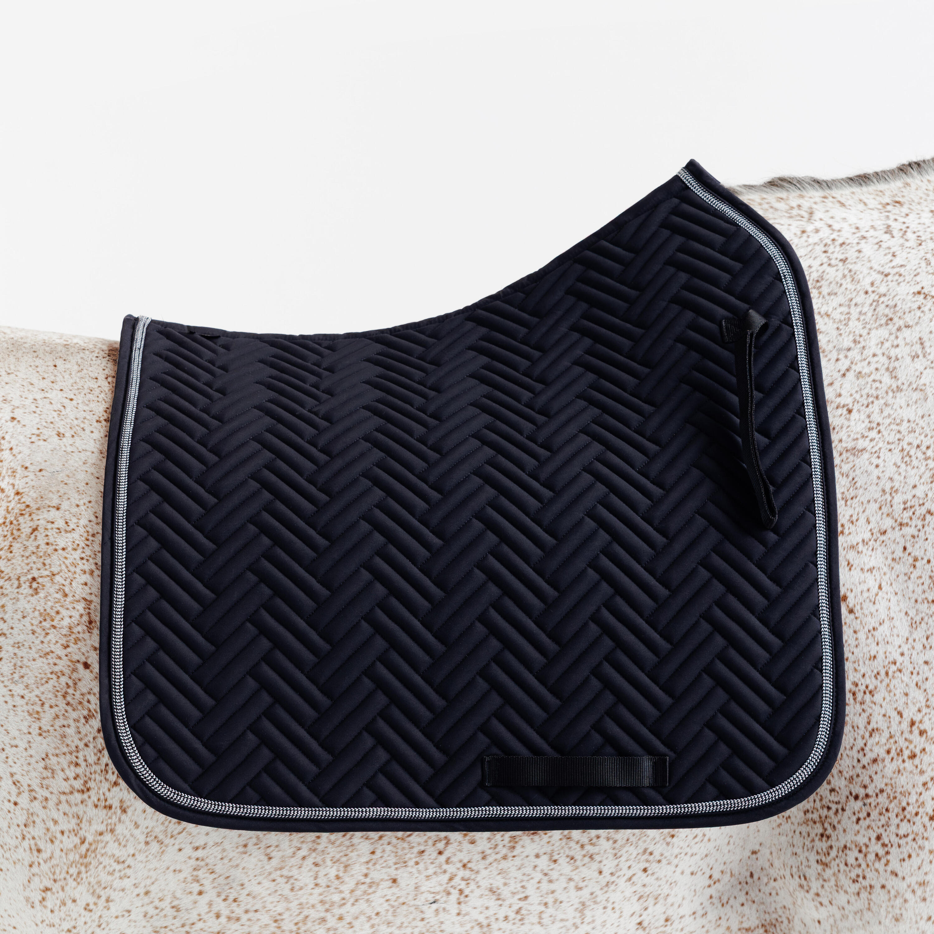 Tapis de dressage équitation cheval - 500 noir 2/4
