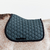 Tapis de selle équitation cheval - 500 vert et noir