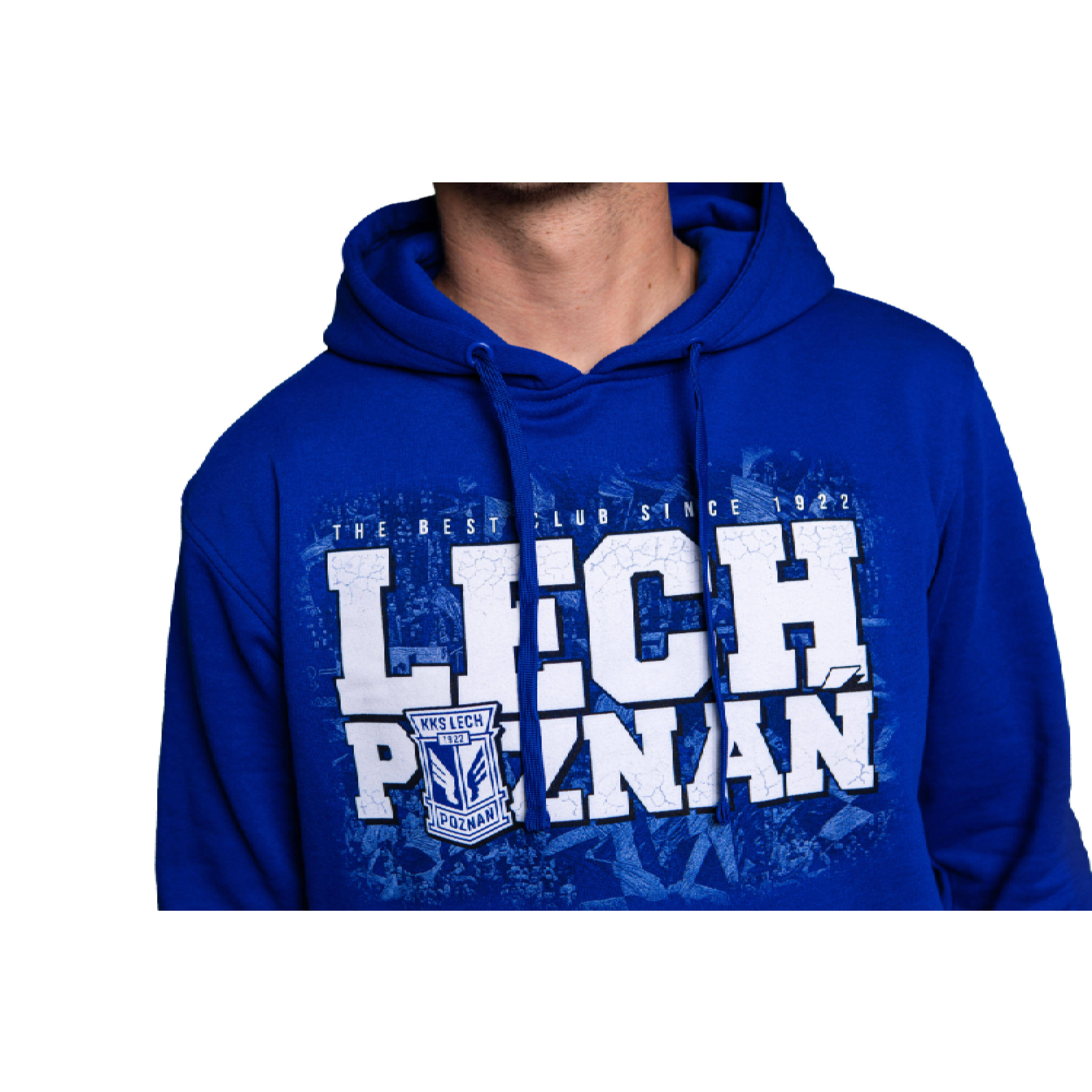 Bluza Lech Poznań "THE BEST CLUB" Niebieska