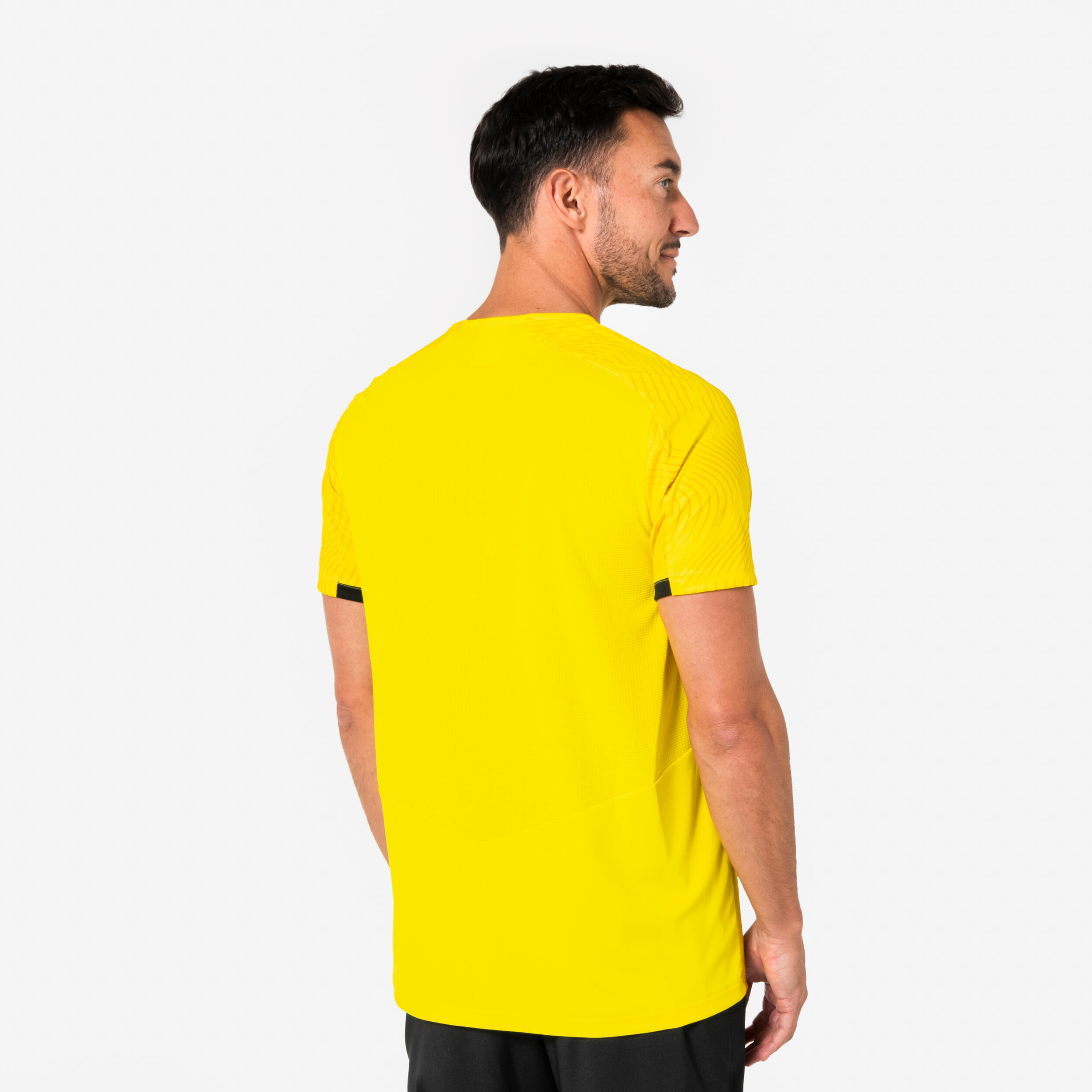Maillot Club Wavy adulte Jaune et noir 3/6