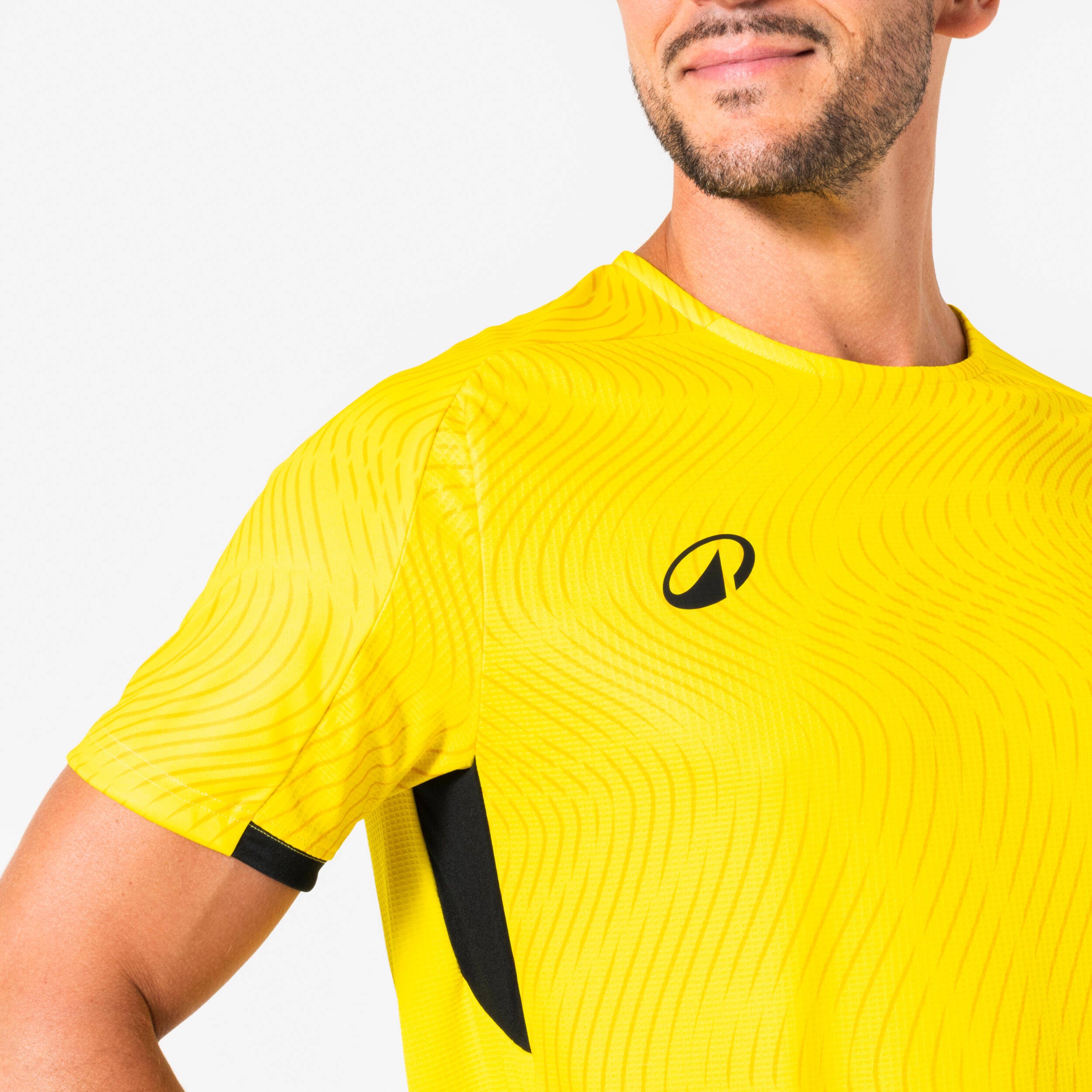 Maillot Club Wavy adulte Jaune et noir 4/6