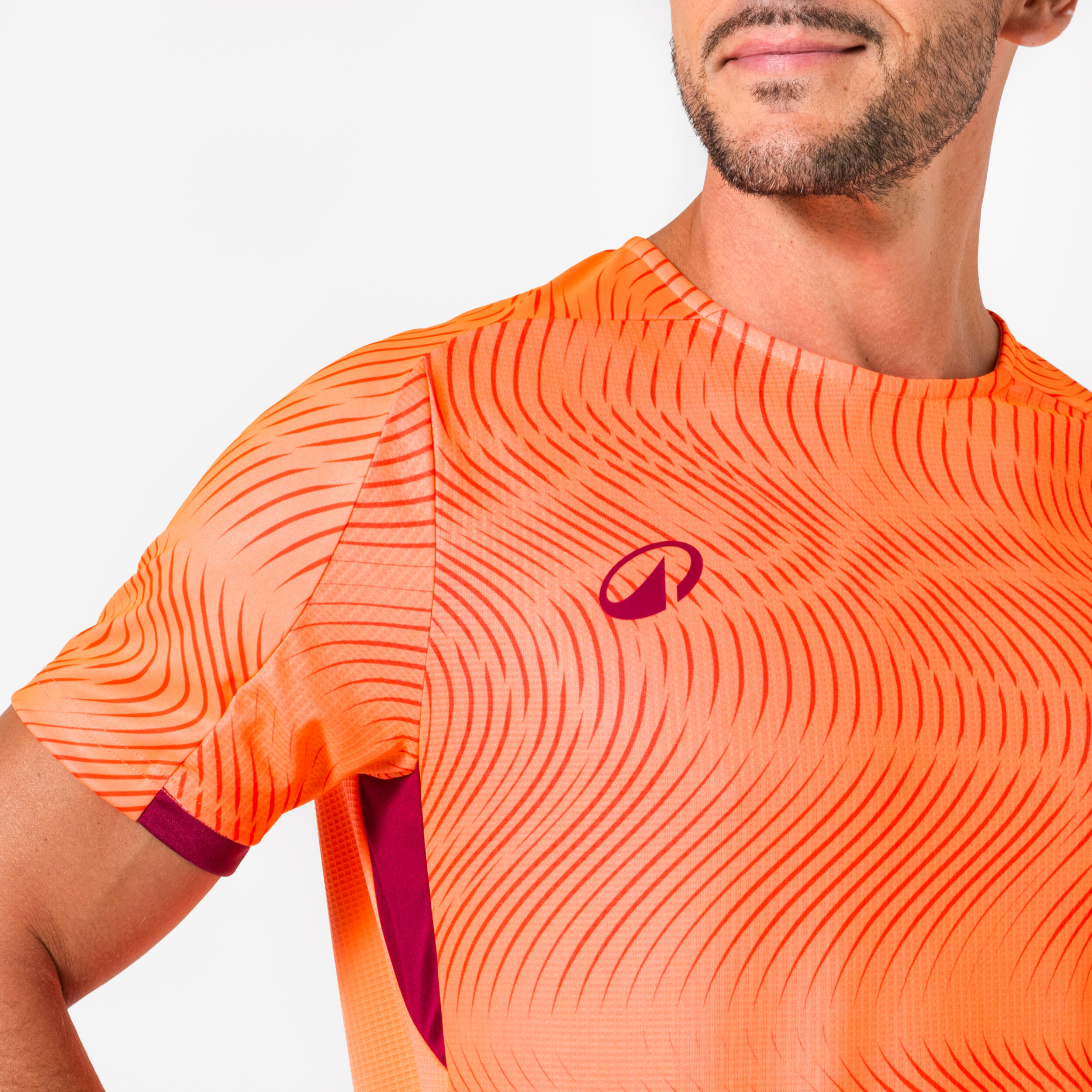 Maillot Club Wavy adulte Corail et cerise 4/6