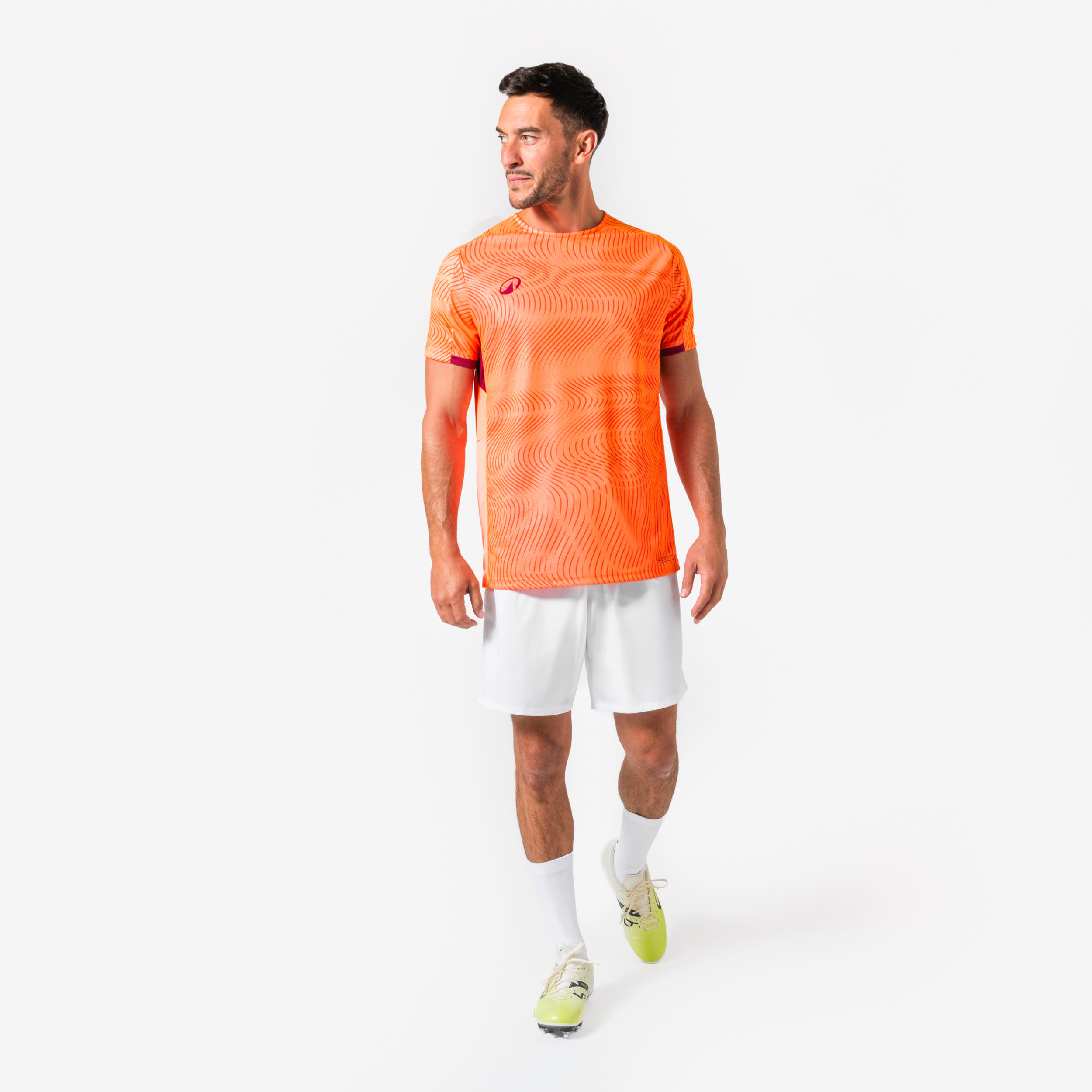 Maillot Club Wavy adulte Corail et cerise 2/6