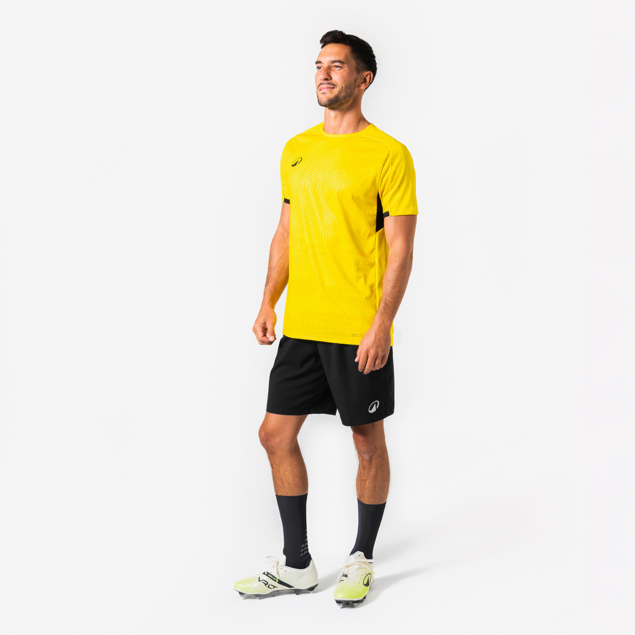 Maillot Club Wavy adulte Jaune et noir 2/6