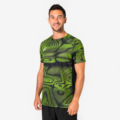 Maglia calcio adulto CLUB WAVY giallo-nero