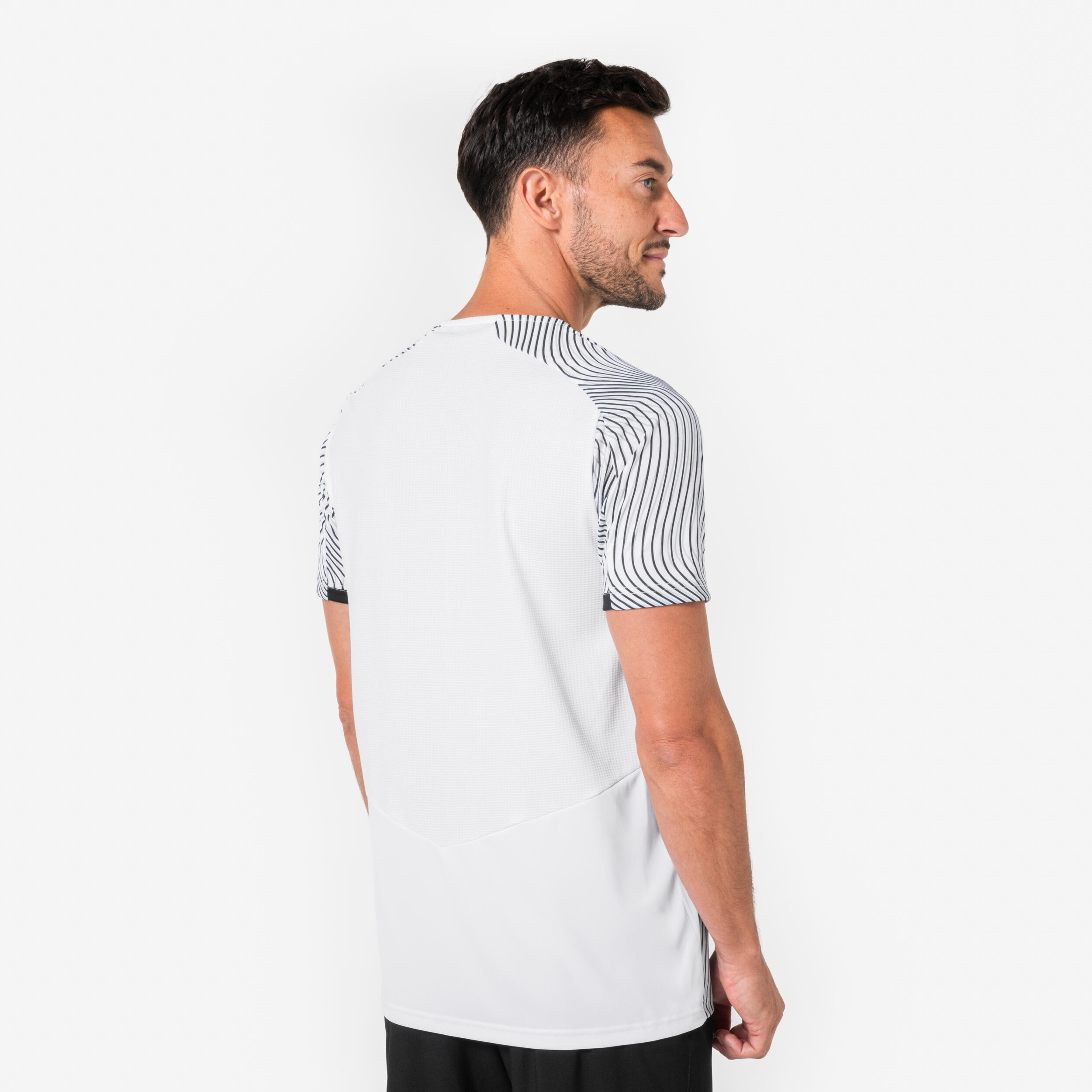 Maillot Club Wavy adulte Blanc et noir 3/6
