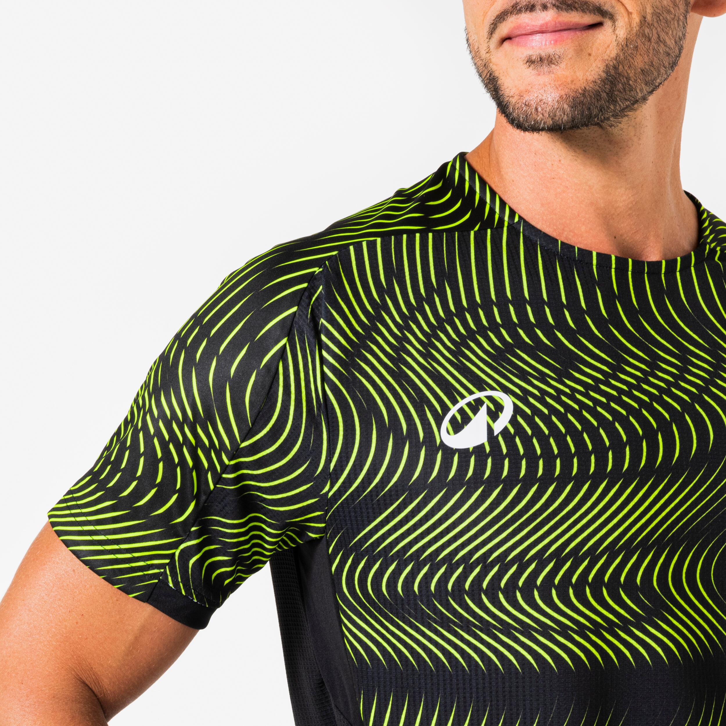 Maillot Club Wavy adulte Noir et jaune 4/6