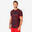 Tricou Club Wavy Negru Roșu Adulți