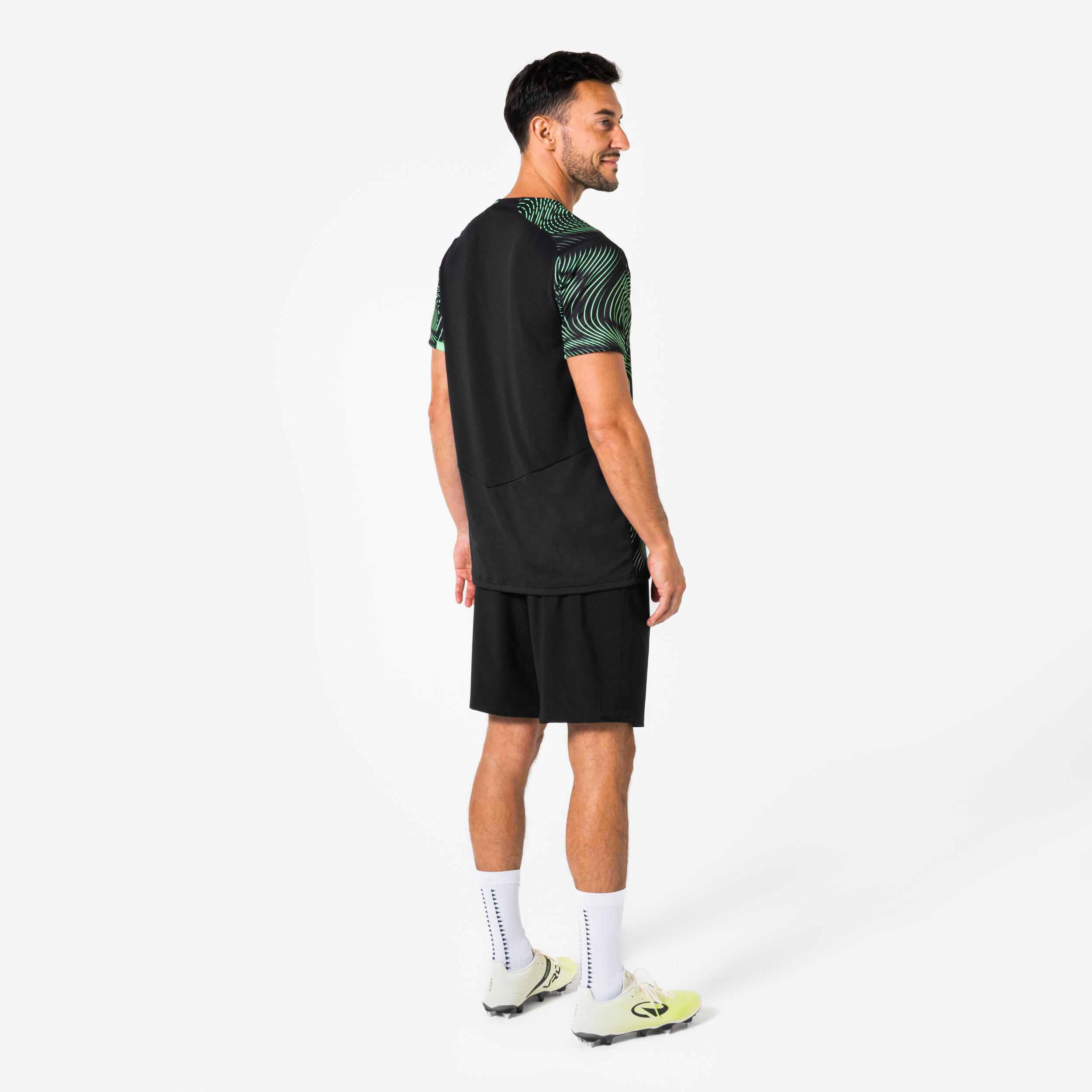 Maillot Club Wavy adulte noir et vert 6/6