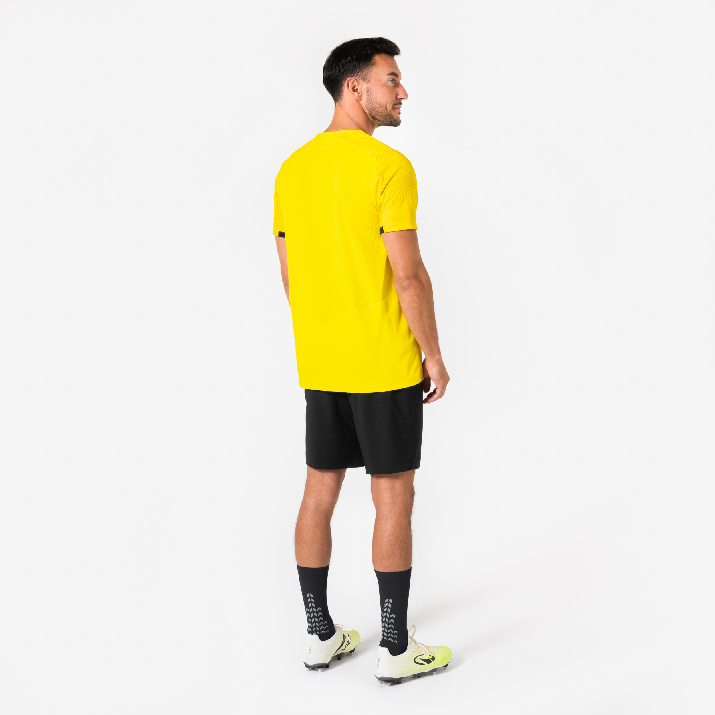 Maillot Club Wavy adulte Jaune et noir 6/6