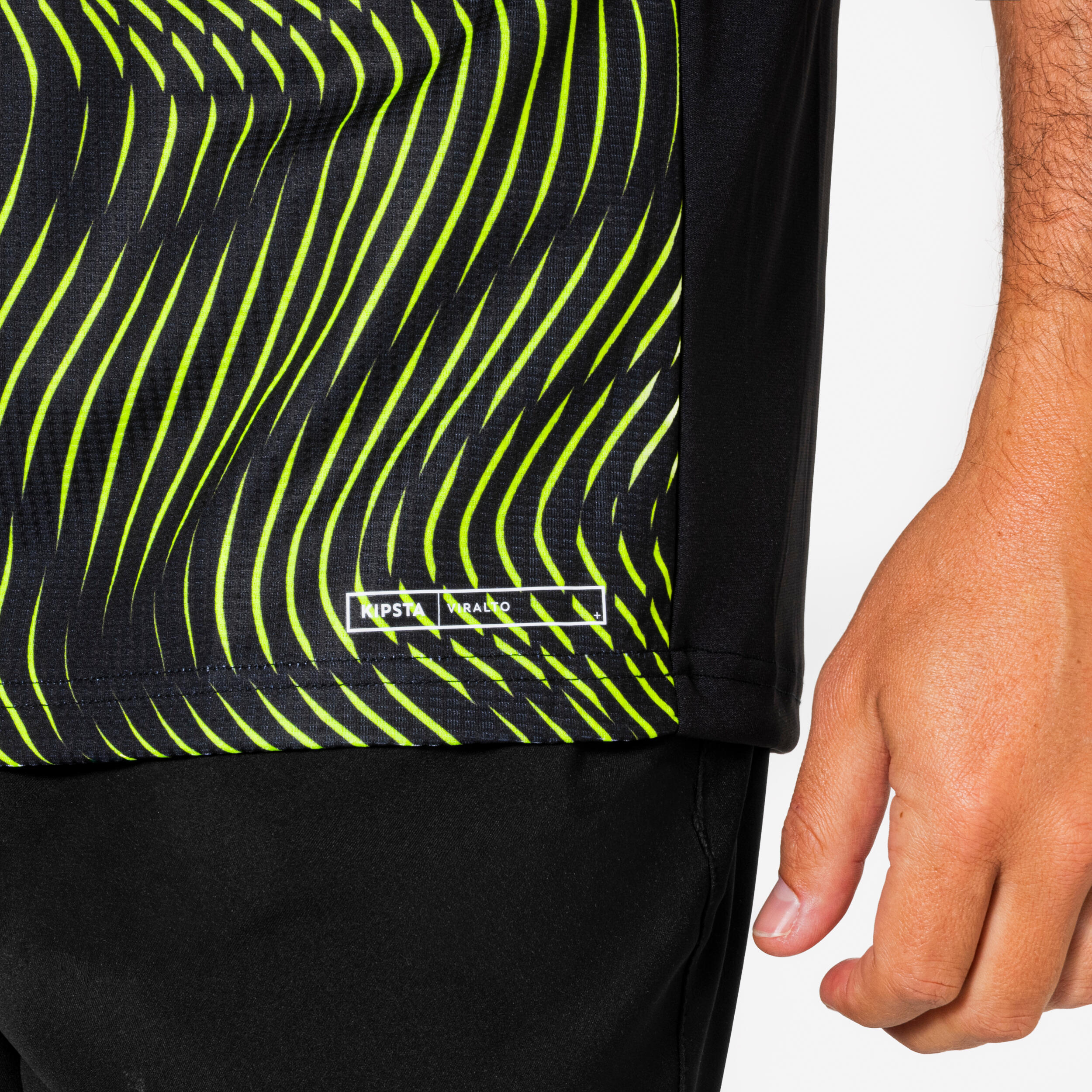 Maillot Club Wavy adulte Noir et jaune 5/6