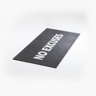 Krafttrainings Matte rutschfest und strapazierfähig - Freeletics „No excuses“