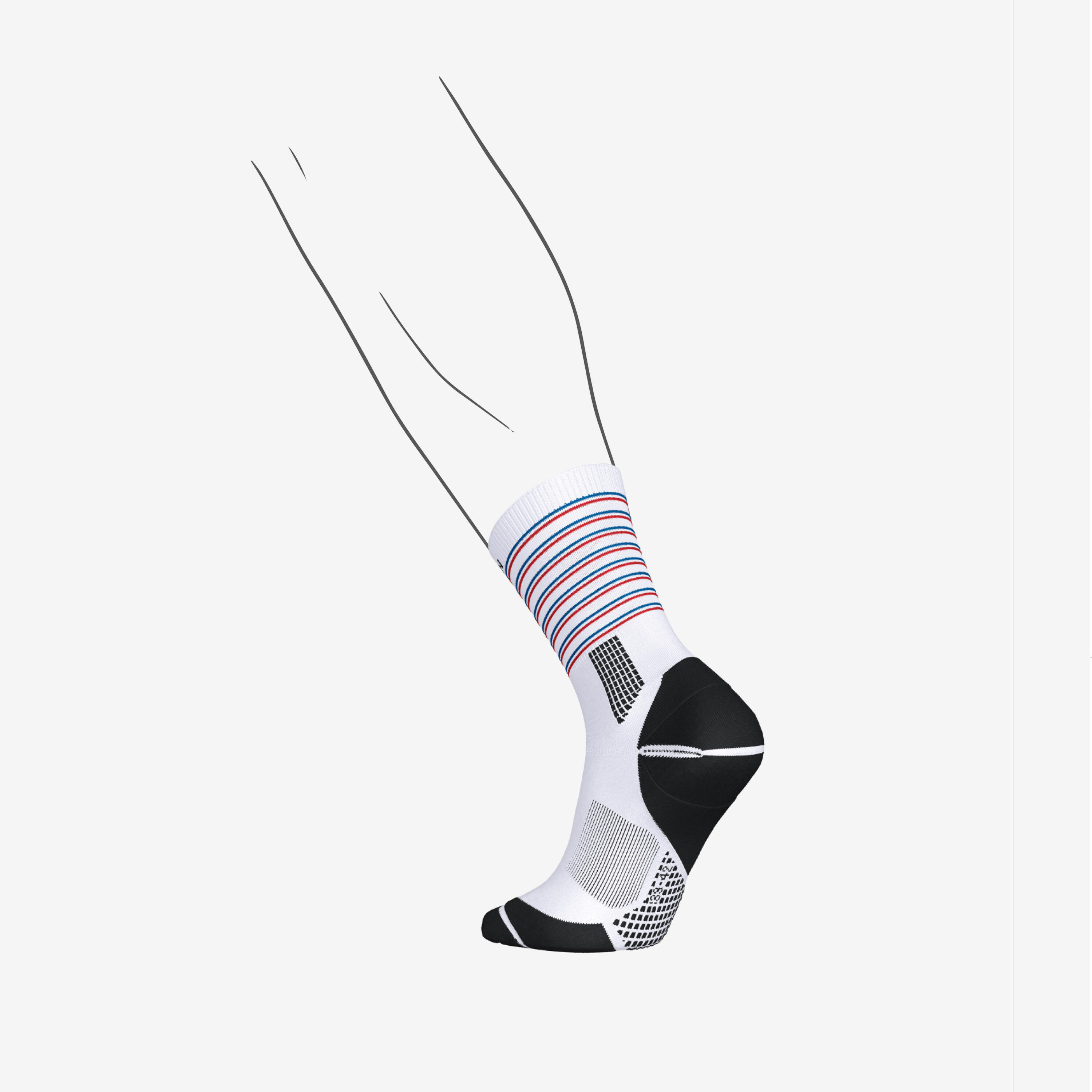 RUN900 EP. MID-CALF RUNNING SOCKS MADE IN FRANCE 2/5