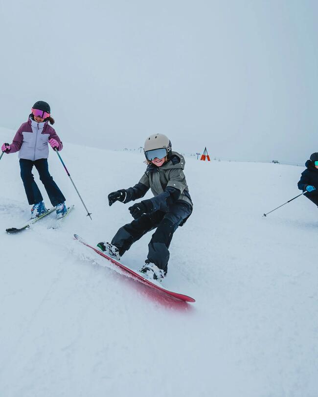 Dívčí dlouhá a velmi odolná snowboardová bunda