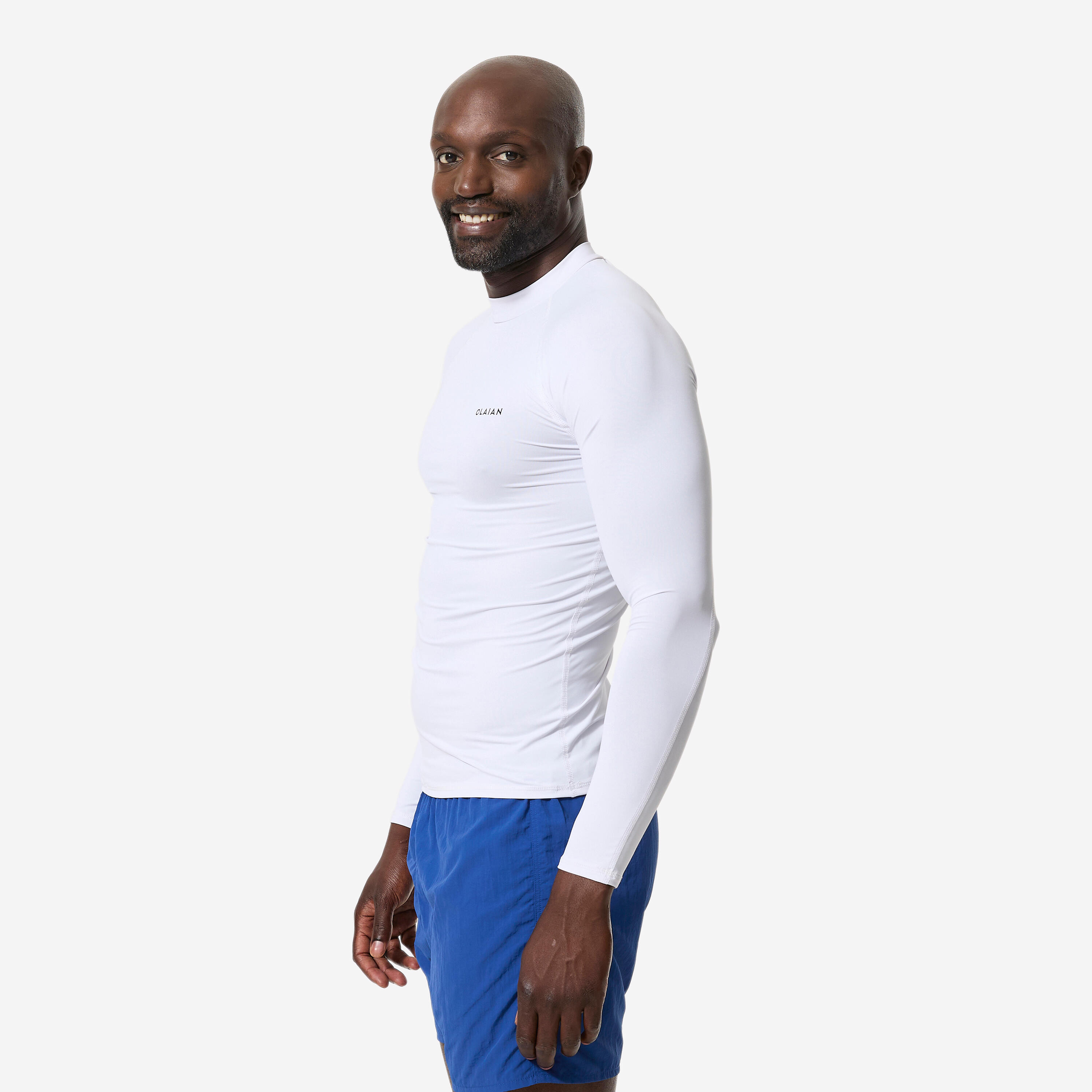 Men's Long-Sleeved Surfing Rash Guard, 100 - DECATHLON