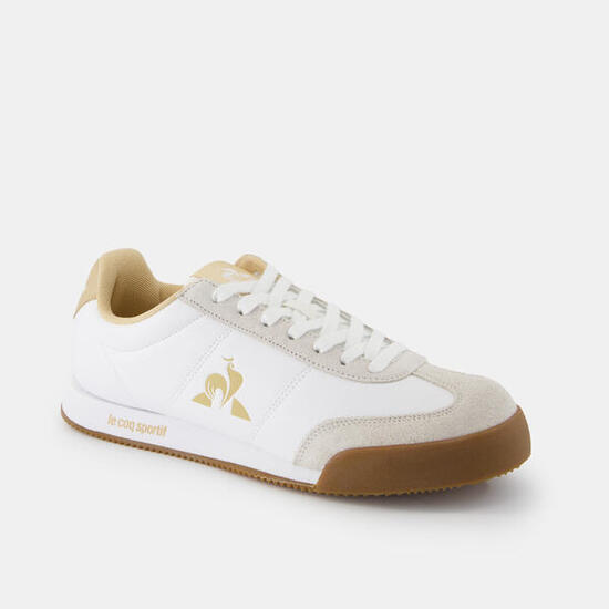 Baskets de marche Homme, Le Coq Sportif Footsport blanc beige