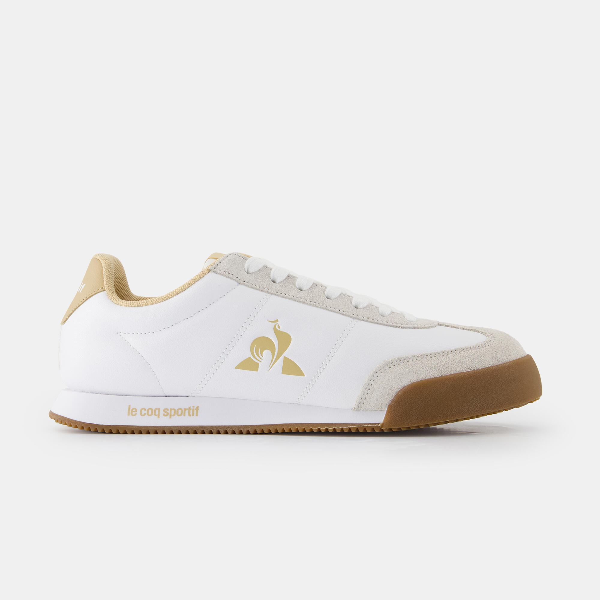 Baskets de marche Homme, Le Coq Sportif Footsport blanc beige 4/4