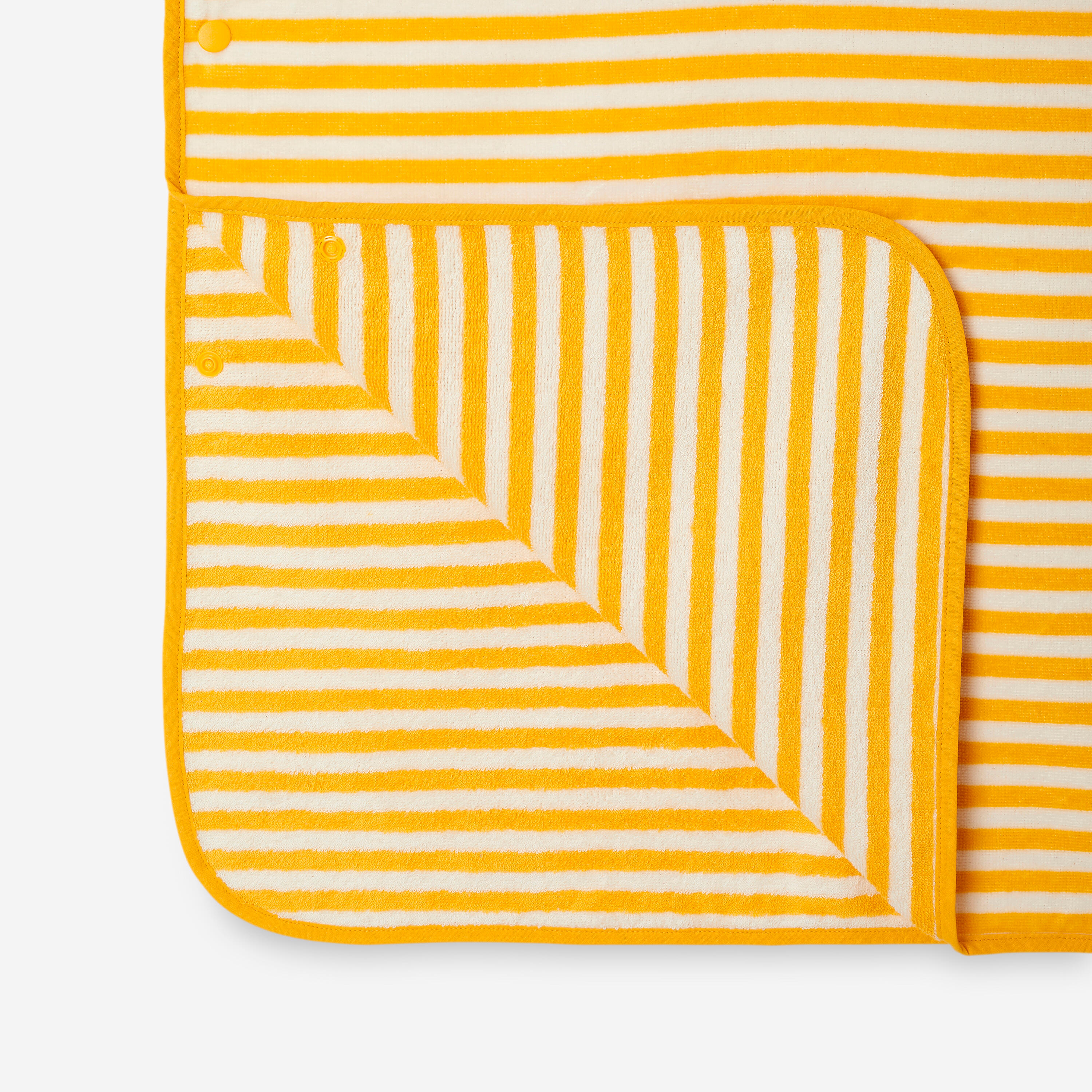 Baby-Badeponcho, gelb gestreift 9/11