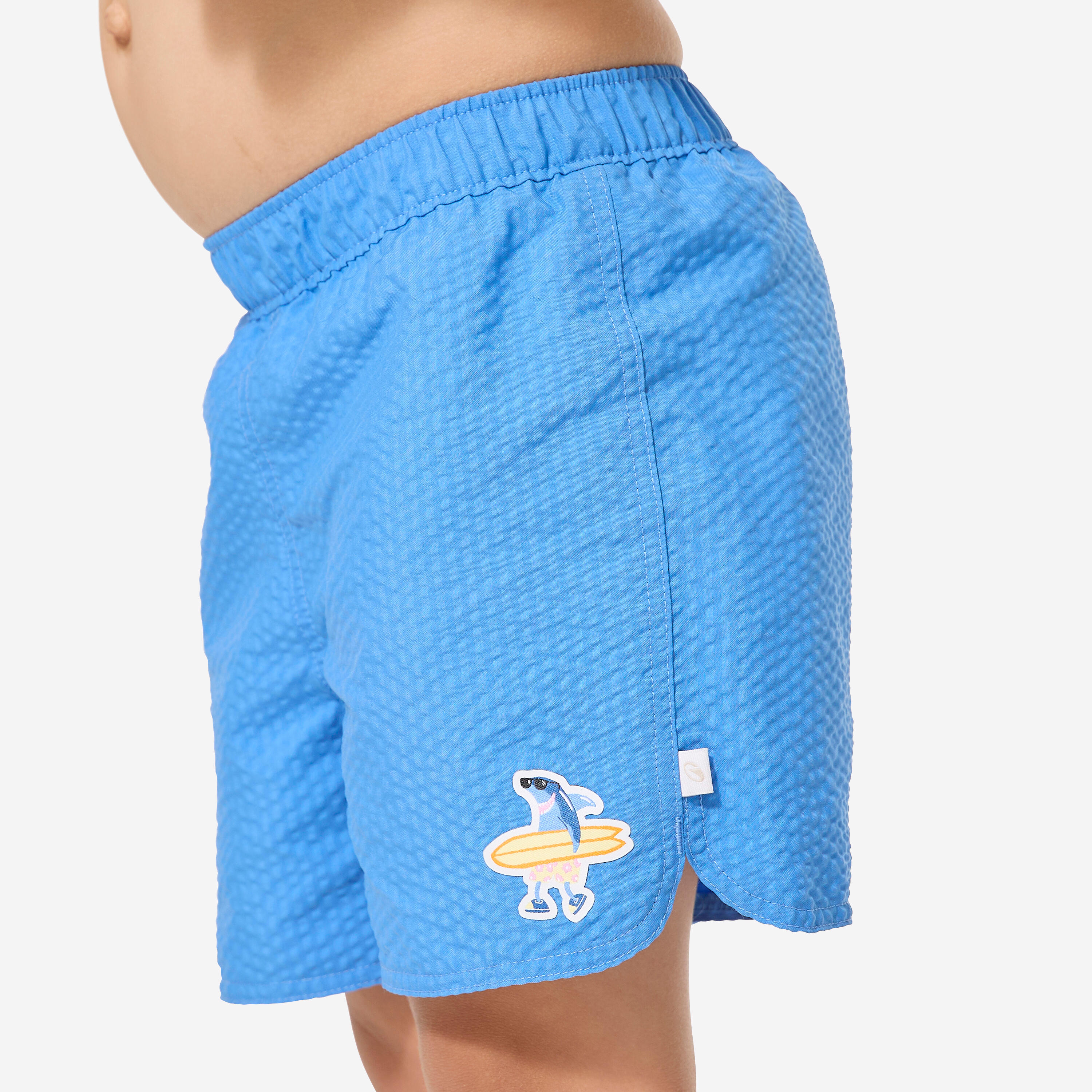 Baby/Kids’ swim shorts - Brom shark blue 5/8