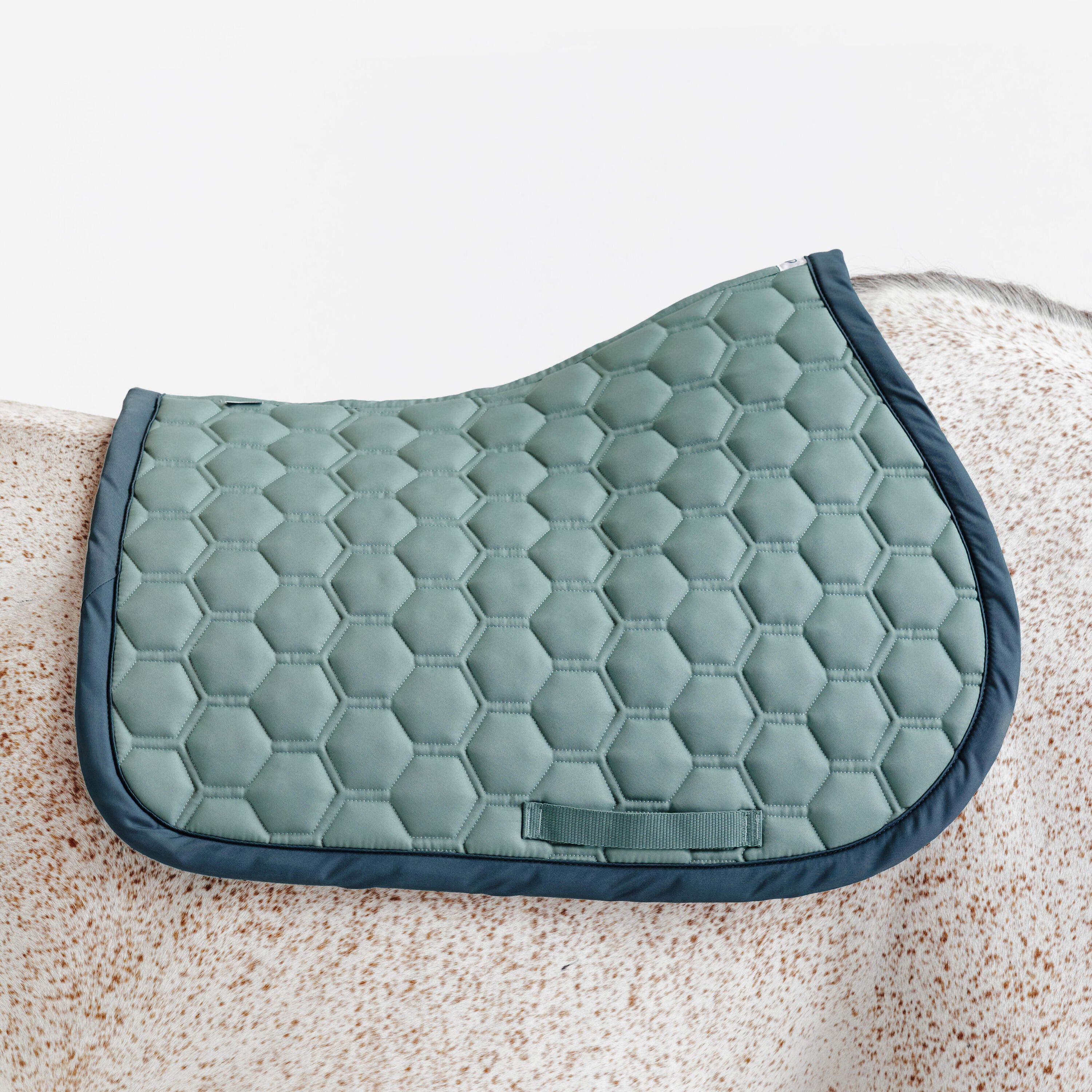 Sottosella equitazione cavallo e pony 500 verde 2/6