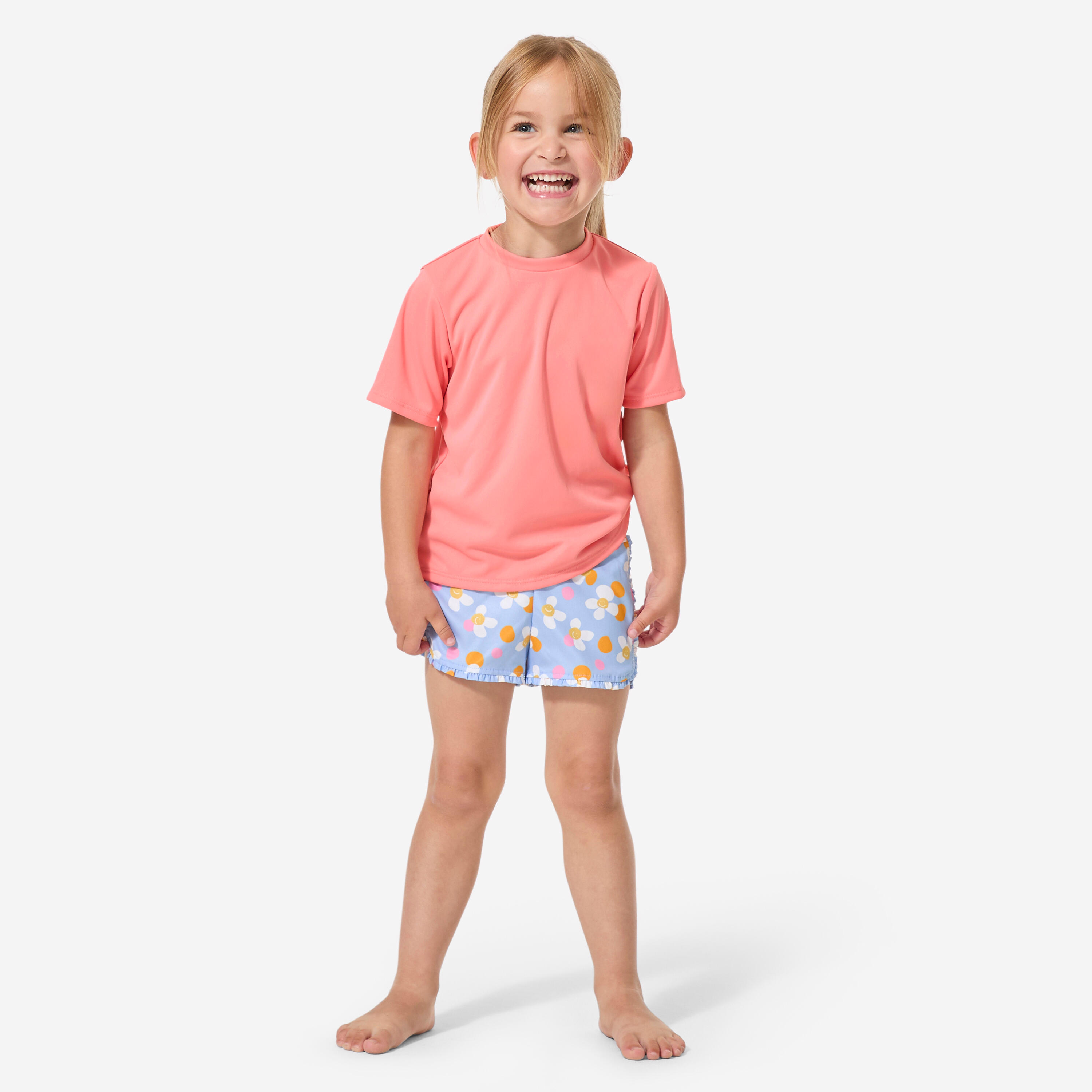 Tee shirt bébé piscine, rose 2/5