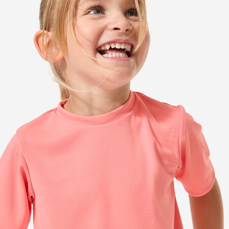 Футболка дитяча з УФ-захистом рожева