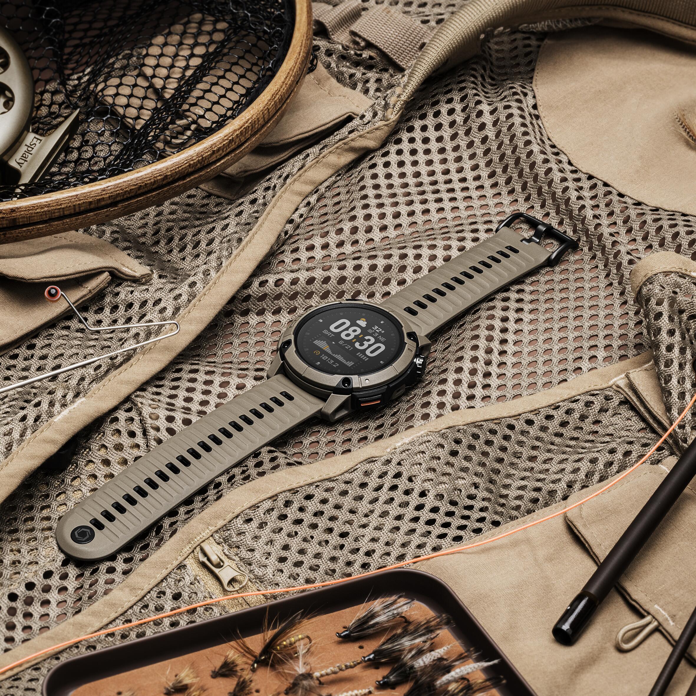 Montre GPS NOMAD Activités Outdoor et Pêche Marron 7/10