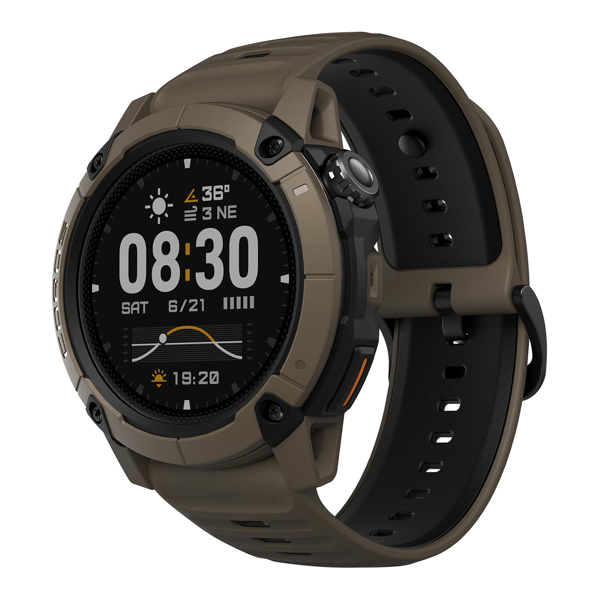 Montre GPS NOMAD Activités Outdoor et Pêche Marron 2/10
