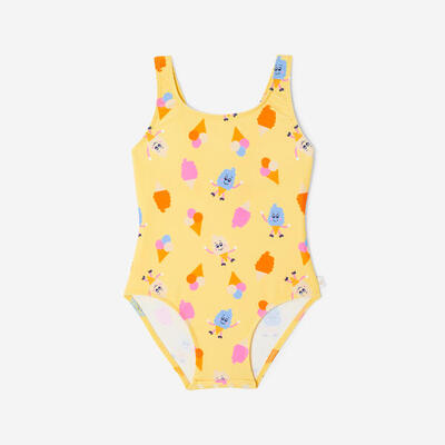 Costume intero baby/bambina verde