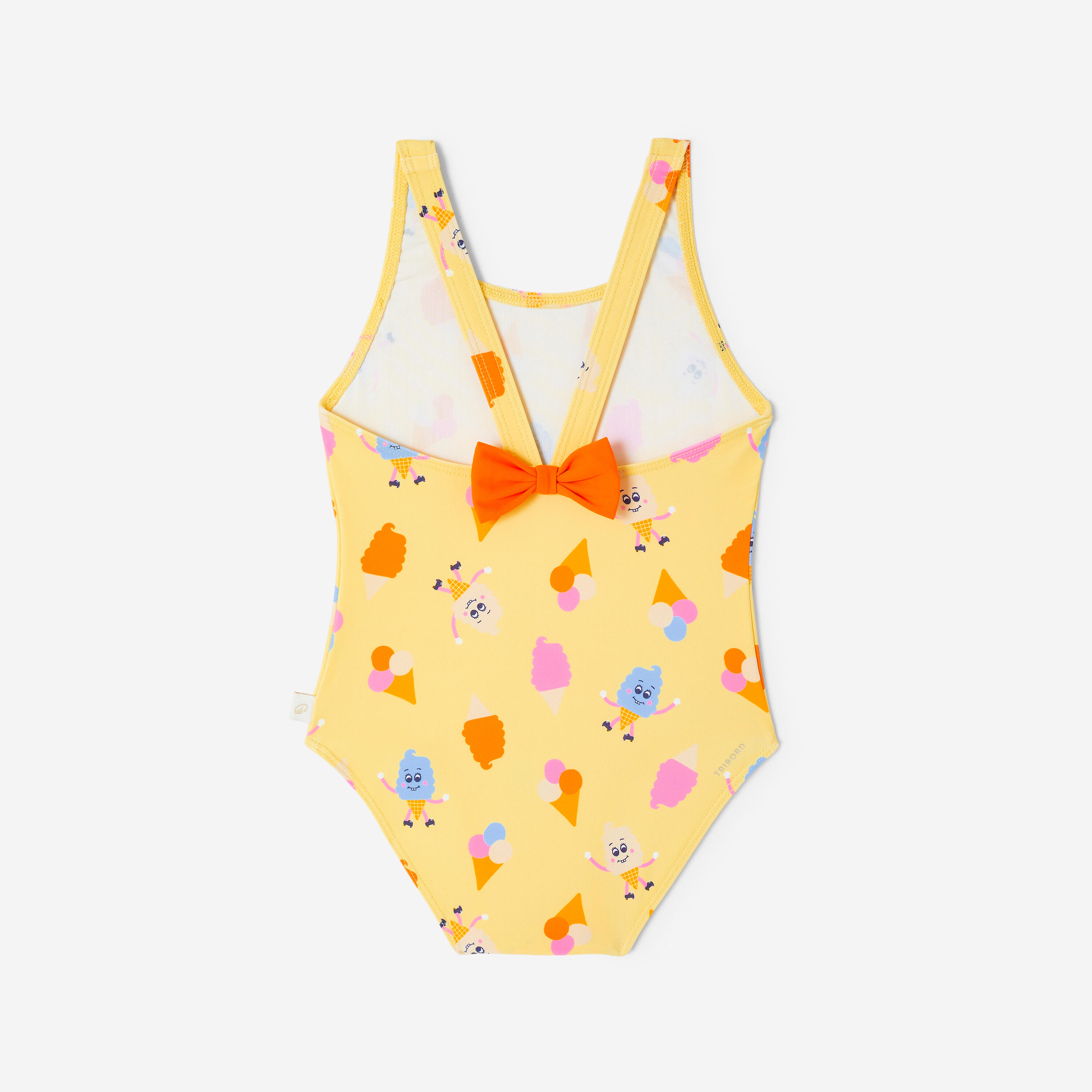 Maillot de bain 1 pièce bébé fille, Julia glaces jaune 8/12