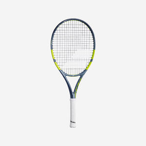 Raqueta de tenis niño 26 pulgadas, Babolat aero jr 26 gris amarillo.