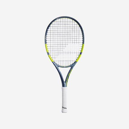 Raquette de tennis enfant 26 pouces, Babolat aero jr 26 gris jaune.