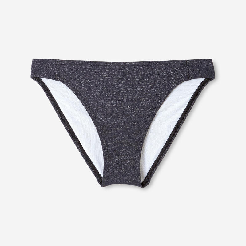 Slip de baie lurex surf Bruna Negru Fete