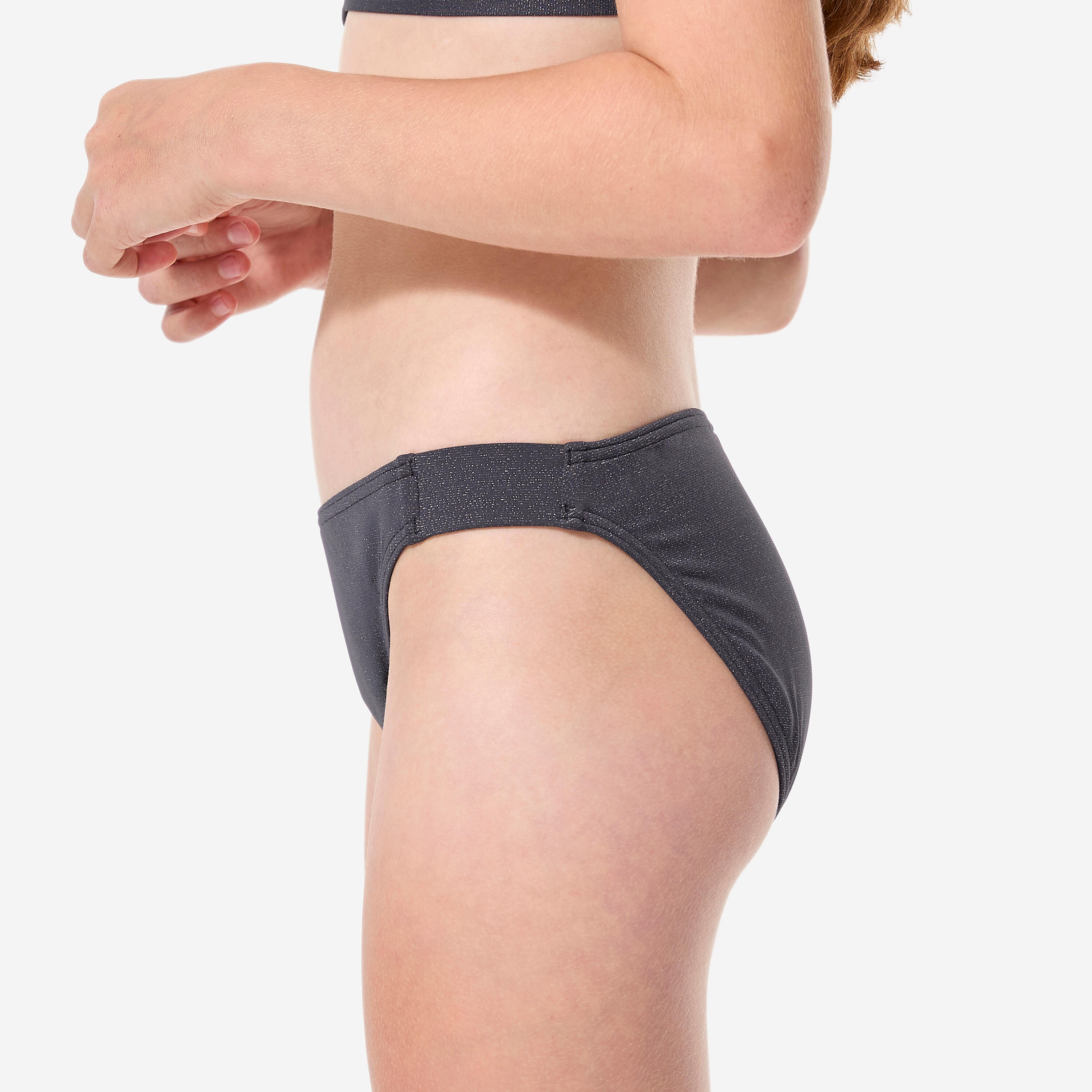 Bikinibroekje Bruna meisjes zwart 3/6