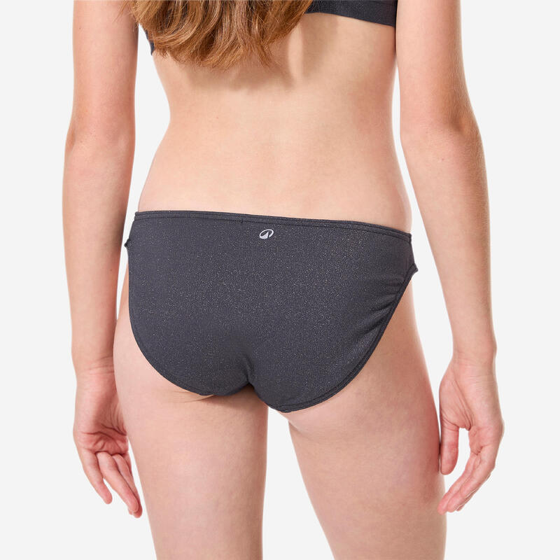 Slip de baie lurex surf Bruna Negru Fete