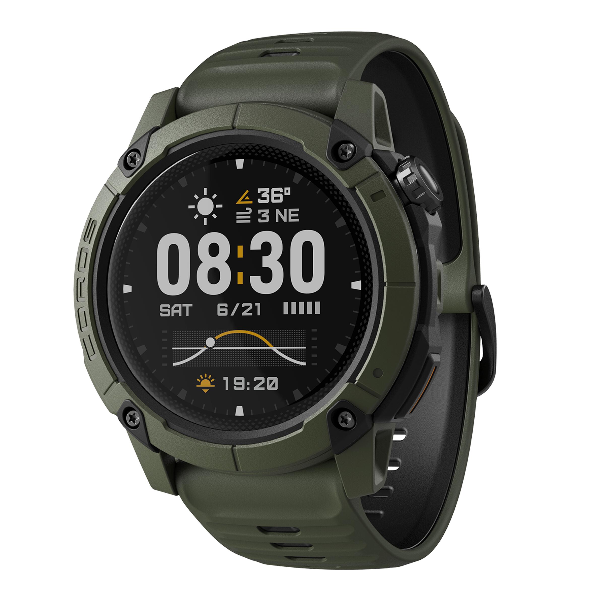 Montre GPS NOMAD Activités Outdoor et Pêche Verte