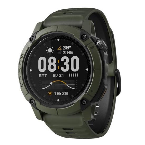 Montre GPS NOMAD Activités Outdoor et Pêche Verte