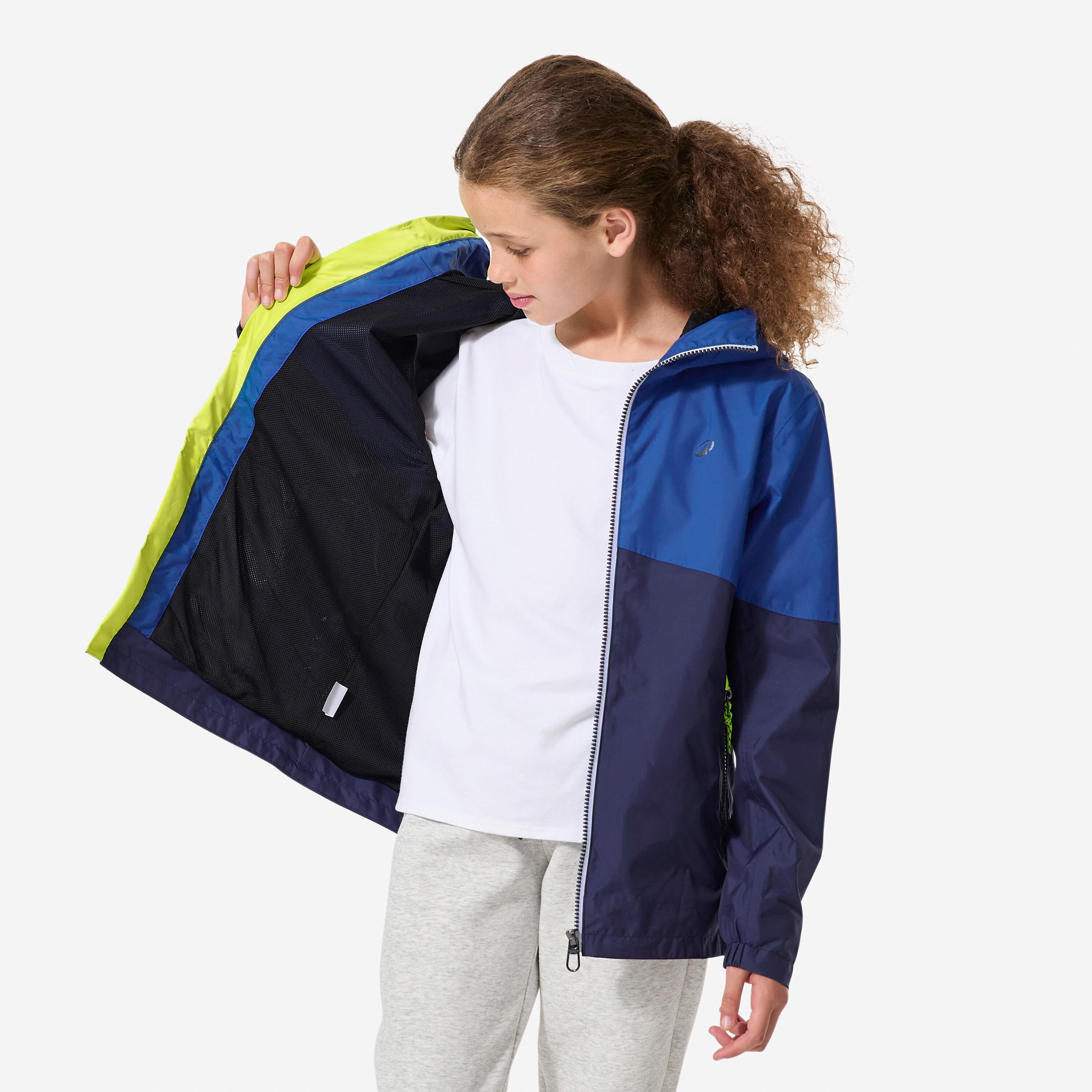 Giacca vela bambini SAILING 100 blu 3/11