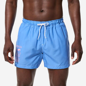 Bañador Hombre Corto 15" 100 Rad Mood Azul