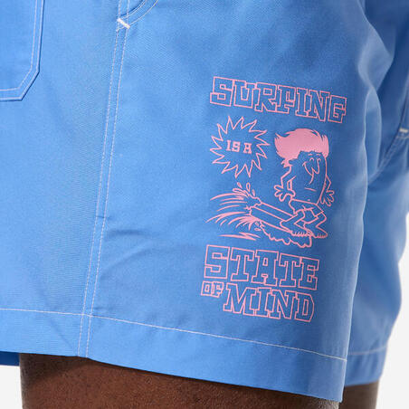 Шорти чоловічі 100 Rad mood для серфінгу 15” сині