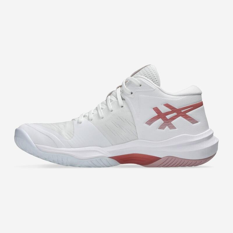 Încălțăminte de volei ASICS Sky Elite FF3 Mid Alb-Roz Damă