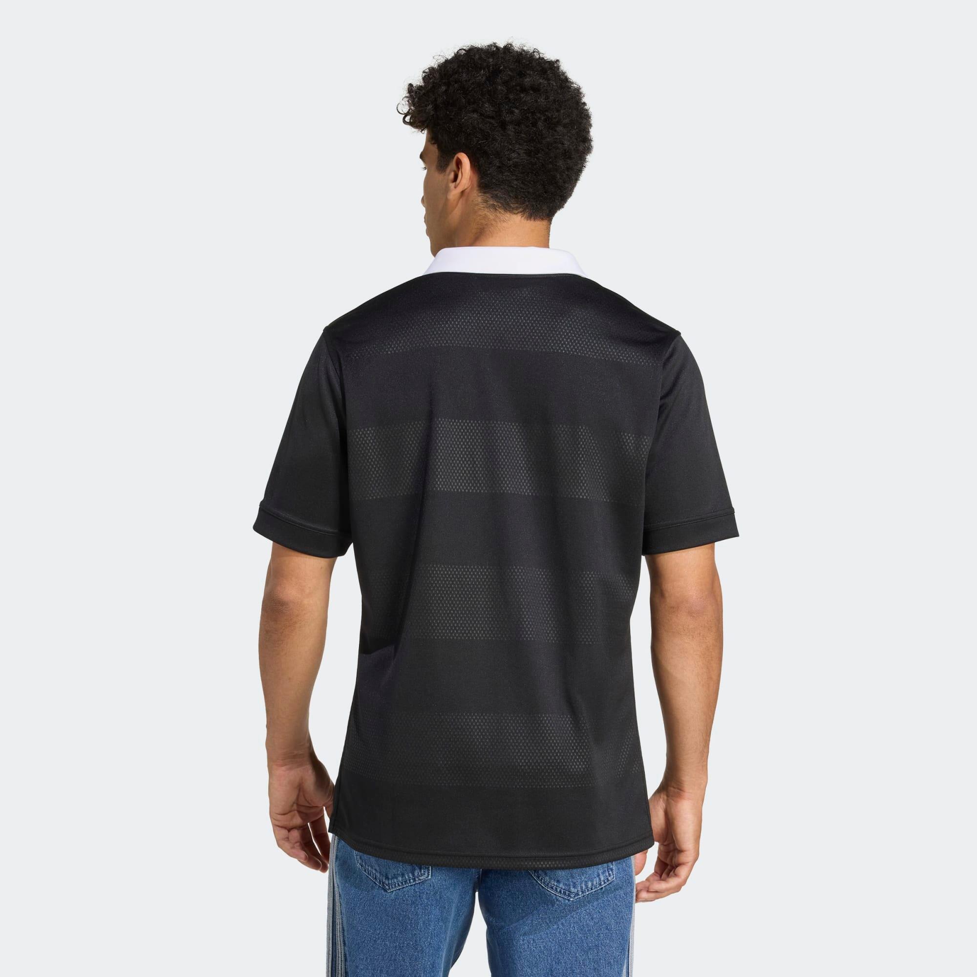 Rugbytrikot All Blacks Erwachsene - Adidas Réplica Neuseeland 2025 schwarz 6/7