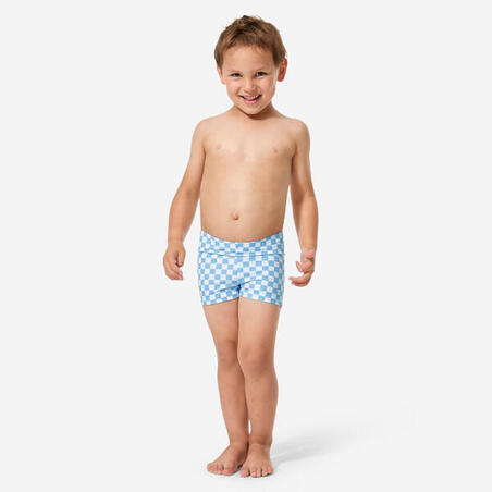 Плавки-боксери дитячі Titou з УФ-захистом сині з принтом