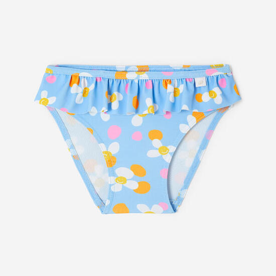 Bas de maillot de bain bébé, Mono pop bleu