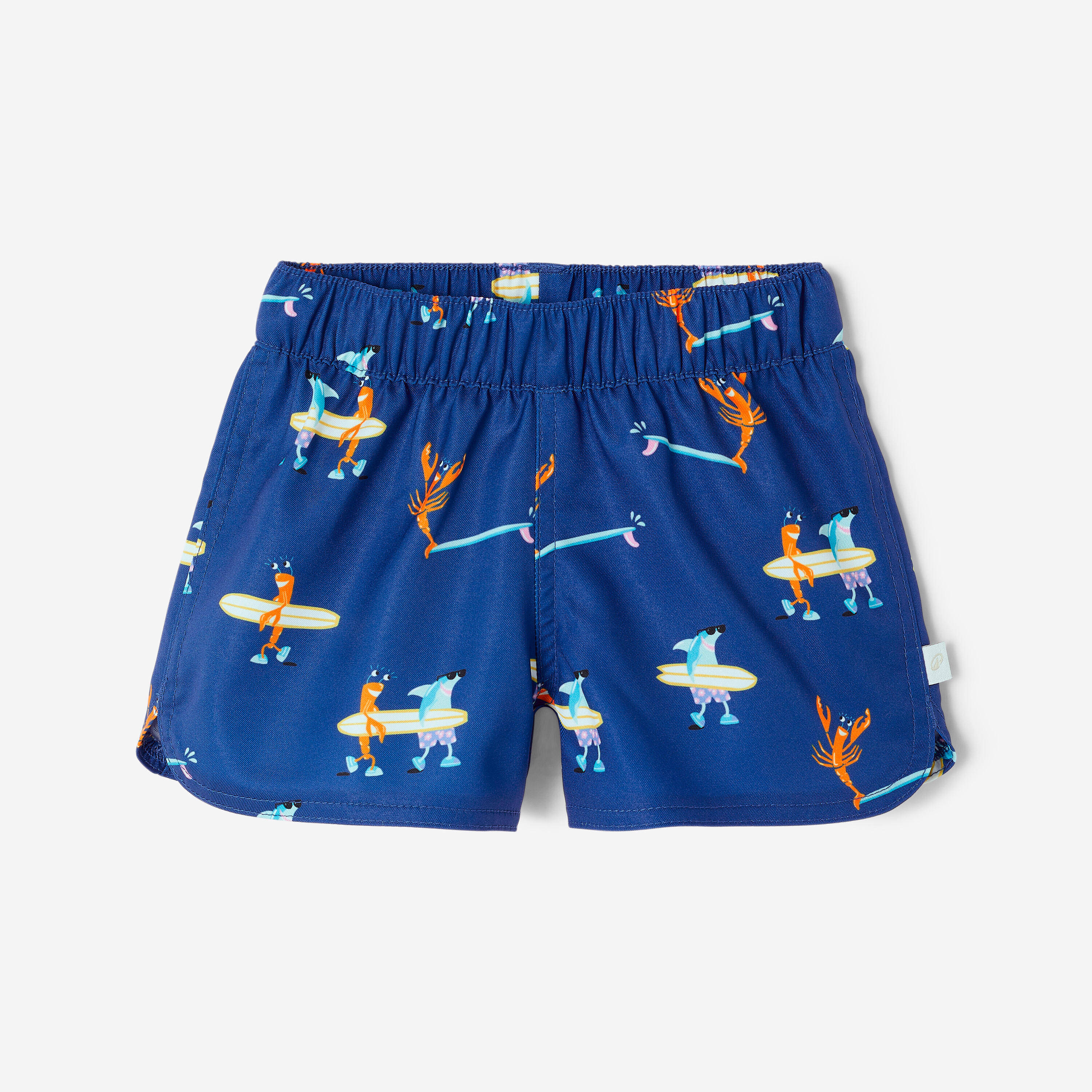 Baby/Boy UV-protection swim shorts, surf blue -  1