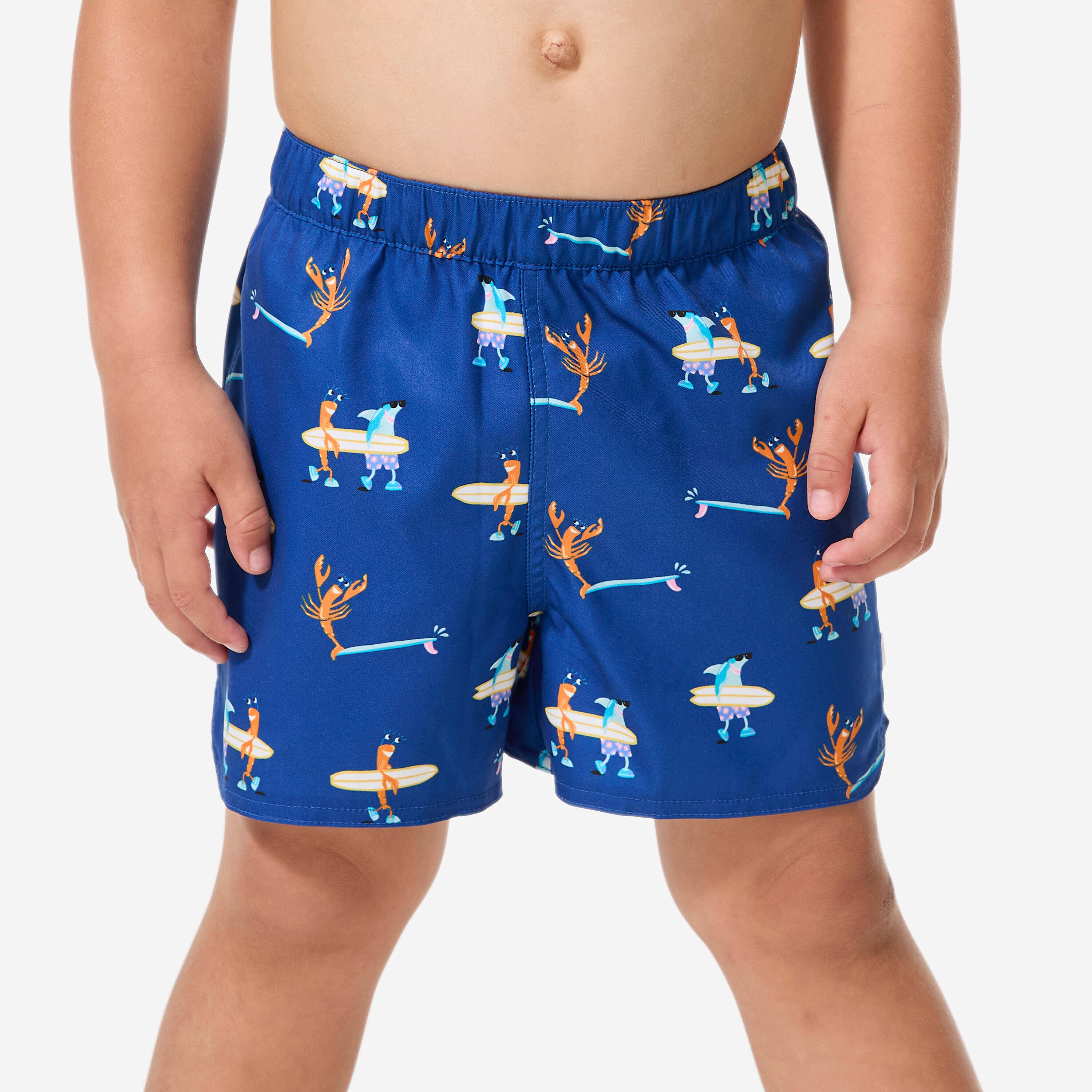 Baby/Boy UV-protection swim shorts, surf blue -  2