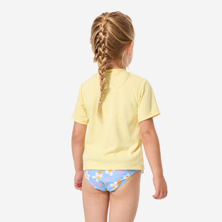 Футболка дитяча з УФ-захистом для плавання жовта