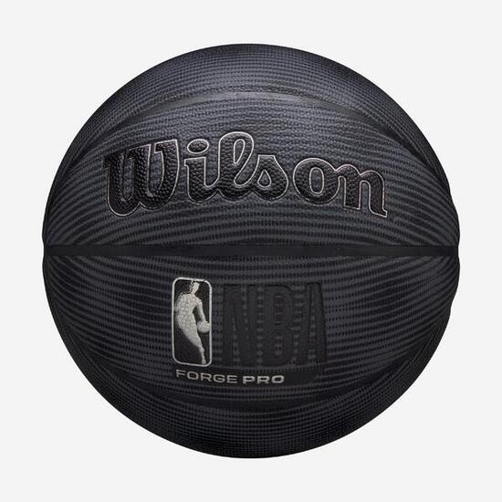Ballon de basketball taille 7 - Wilson NBA Forge Pro Midnight 7 noir
