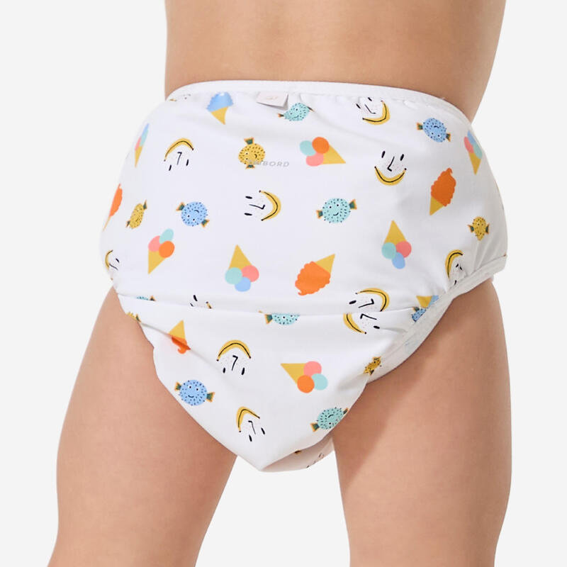 Scutec lavabil Summer Înghețate Alb