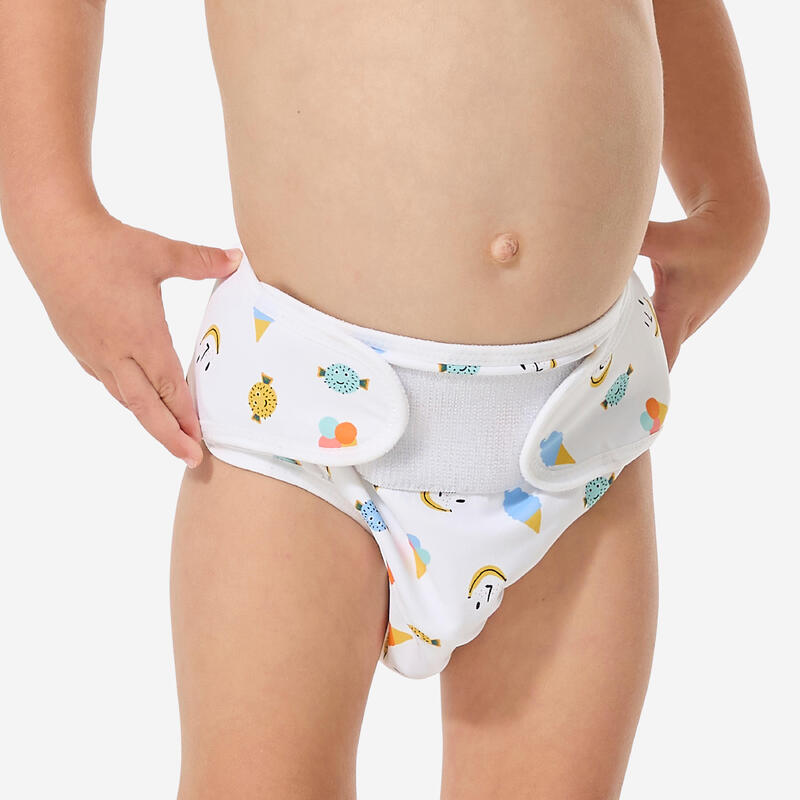 Scutec lavabil Summer Înghețate Alb